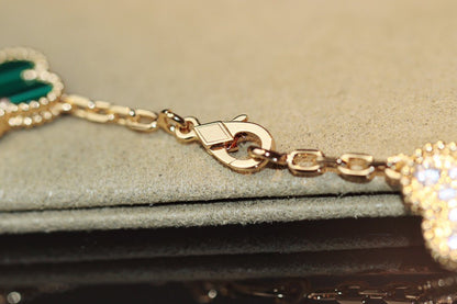 [⭐Maelin]CLOVER 20 MOTIFS ONYX ROSE GOLD