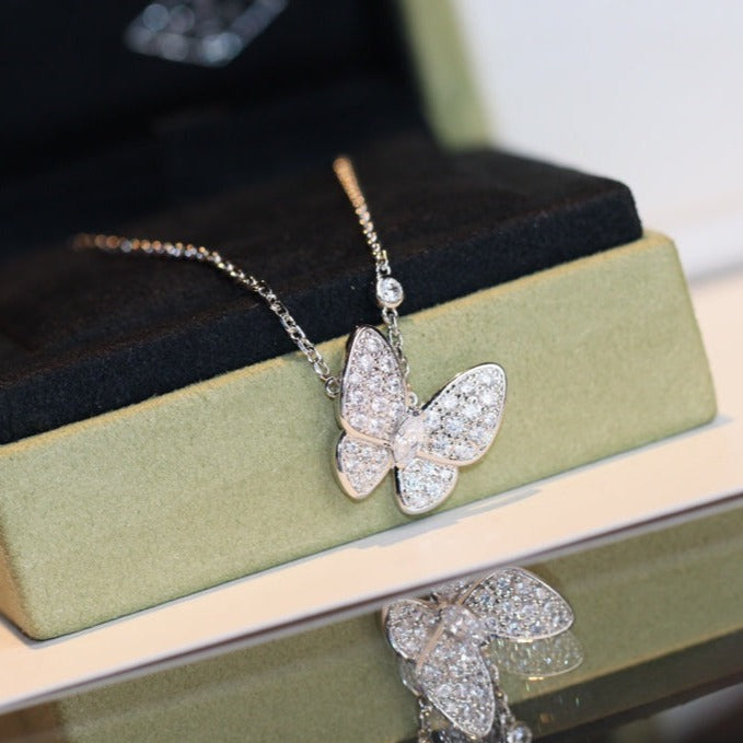 [⭐Maelin]BUTTERFLY DIAMOND NECKLACE