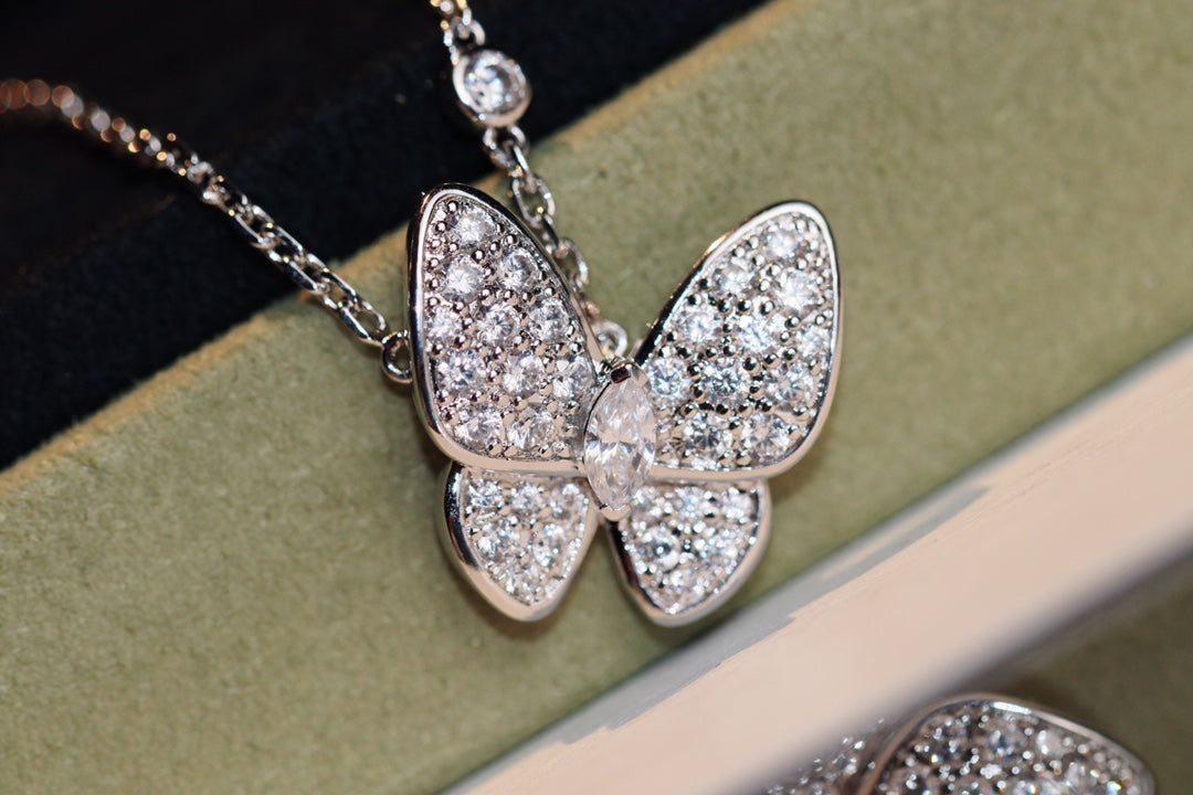 [⭐Maelin]BUTTERFLY DIAMOND NECKLACE