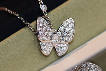 [⭐Maelin]BUTTERFLY DIAMOND NECKLACE