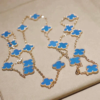 [⭐Maelin]CLOVER 20 MOTIFS TURQUOISE GOLD