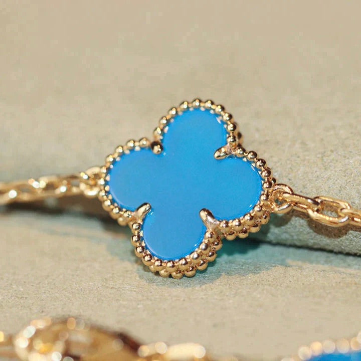 [⭐Maelin]CLOVER 20 MOTIFS TURQUOISE GOLD