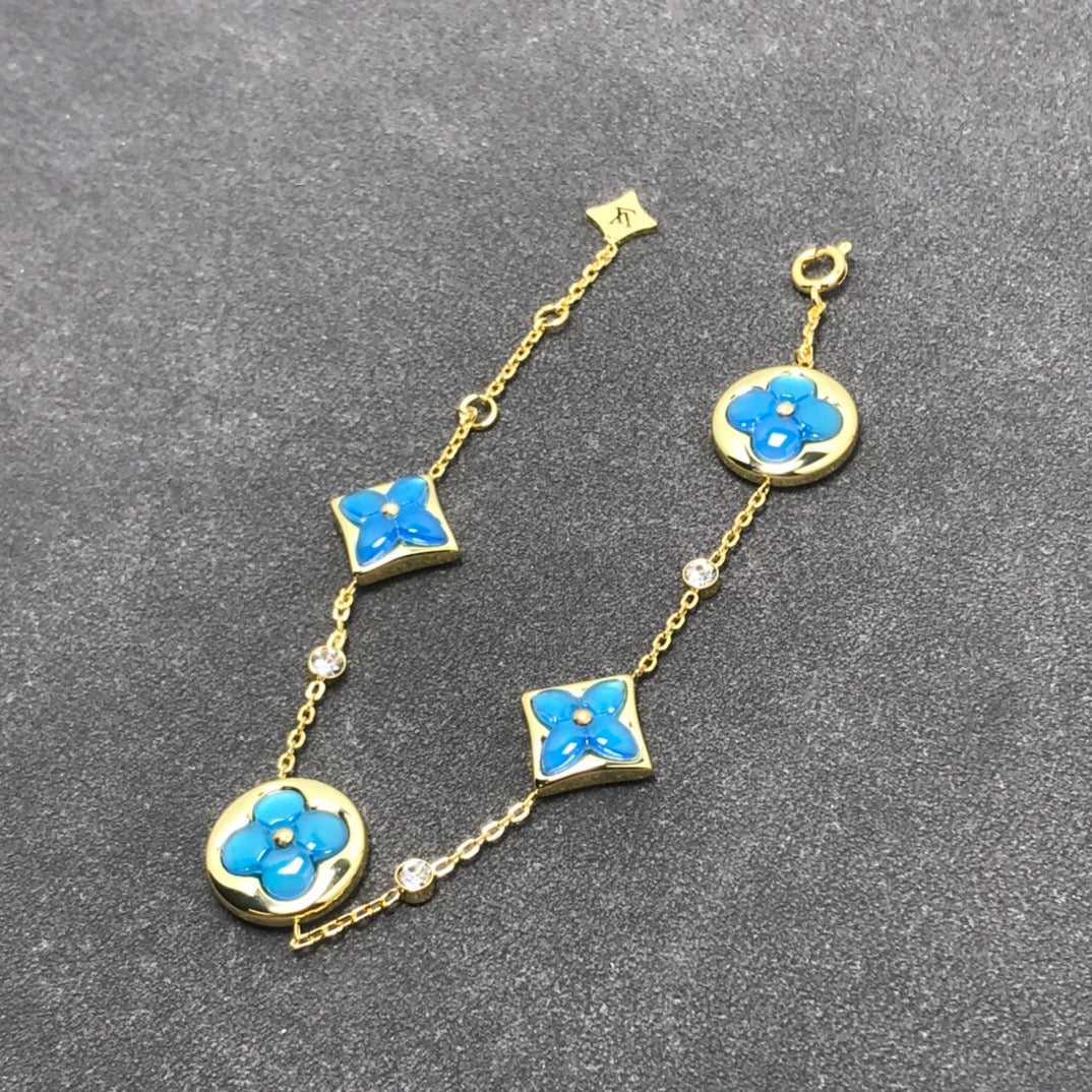 [⭐Maelin]STAR AND SUN TURQUOISE 4 MOTIFS 3 DIAMONDS