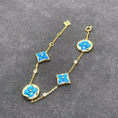 [⭐Maelin]STAR AND SUN TURQUOISE 4 MOTIFS 3 DIAMONDS