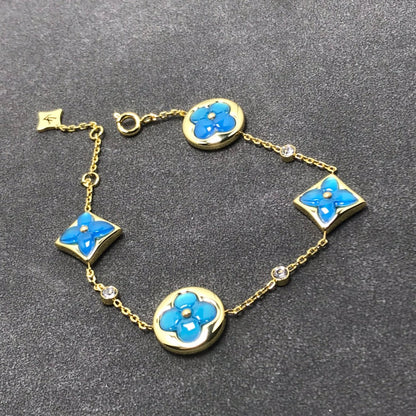 [⭐Maelin]STAR AND SUN TURQUOISE 4 MOTIFS 3 DIAMONDS