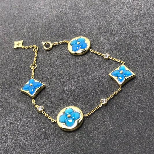 [⭐Maelin]STAR AND SUN TURQUOISE 4 MOTIFS 3 DIAMONDS