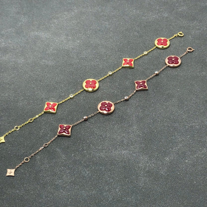 [⭐Maelin]STAR AND SUN CARNELIAN 4 MOTIFS 3 DIAMONDS