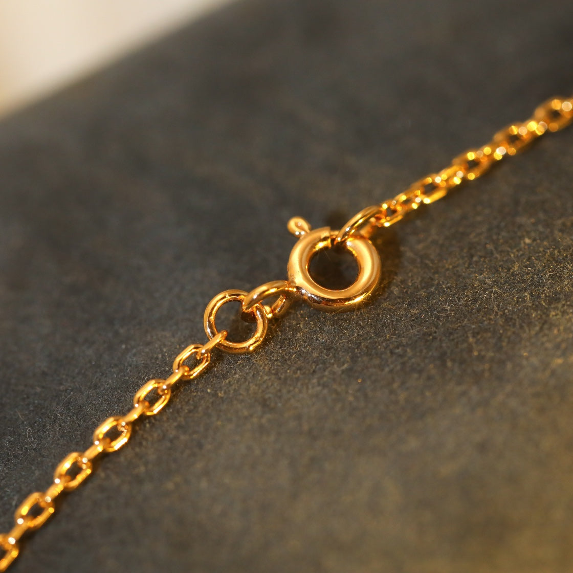 [⭐Maelin]SUN PEDANT PINK GOLD 1 DIAMOND NECKLACE