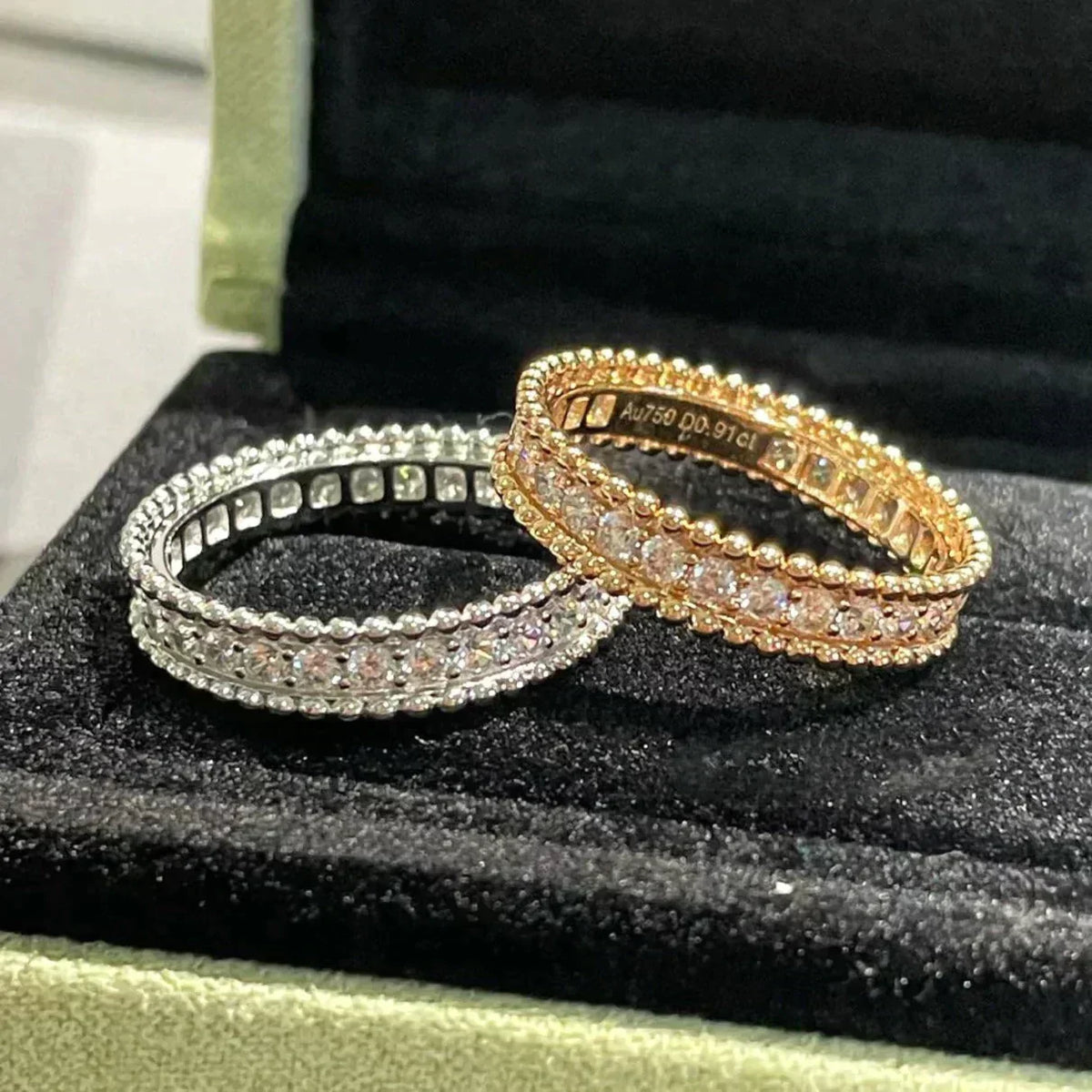 [⭐Maelin]PERLEE DIAMOND ROSE GOLD RING