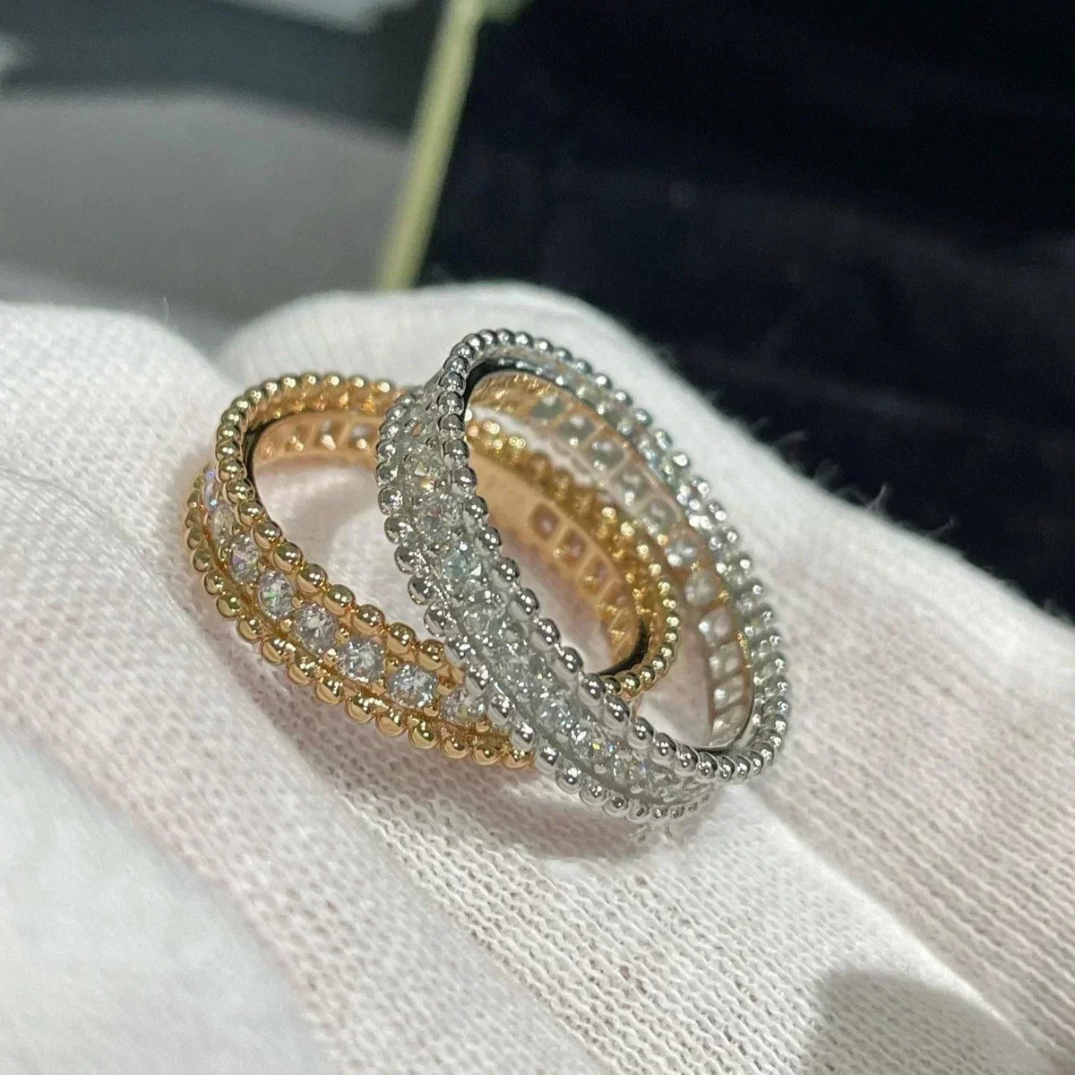 [⭐Maelin]PERLEE DIAMOND ROSE GOLD RING