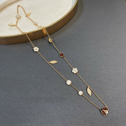 [⭐Maelin]LUCKY SPRING 15 MOTIFS GOLD NECKLACE