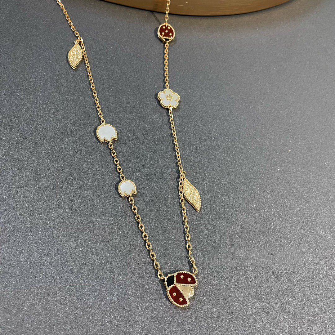 [⭐Maelin]LUCKY SPRING 15 MOTIFS GOLD NECKLACE