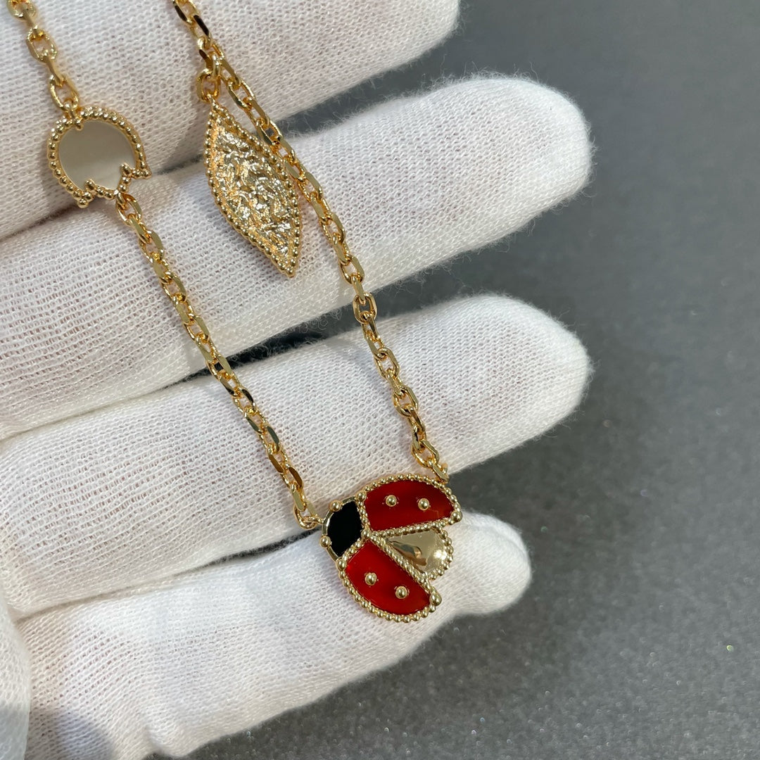 [⭐Maelin]LUCKY SPRING 15 MOTIFS GOLD NECKLACE