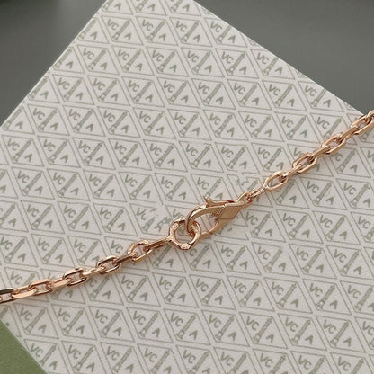 [⭐Maelin]LUCKY SPRING 15 MOTIFS ROSE GOLD NECKLACE