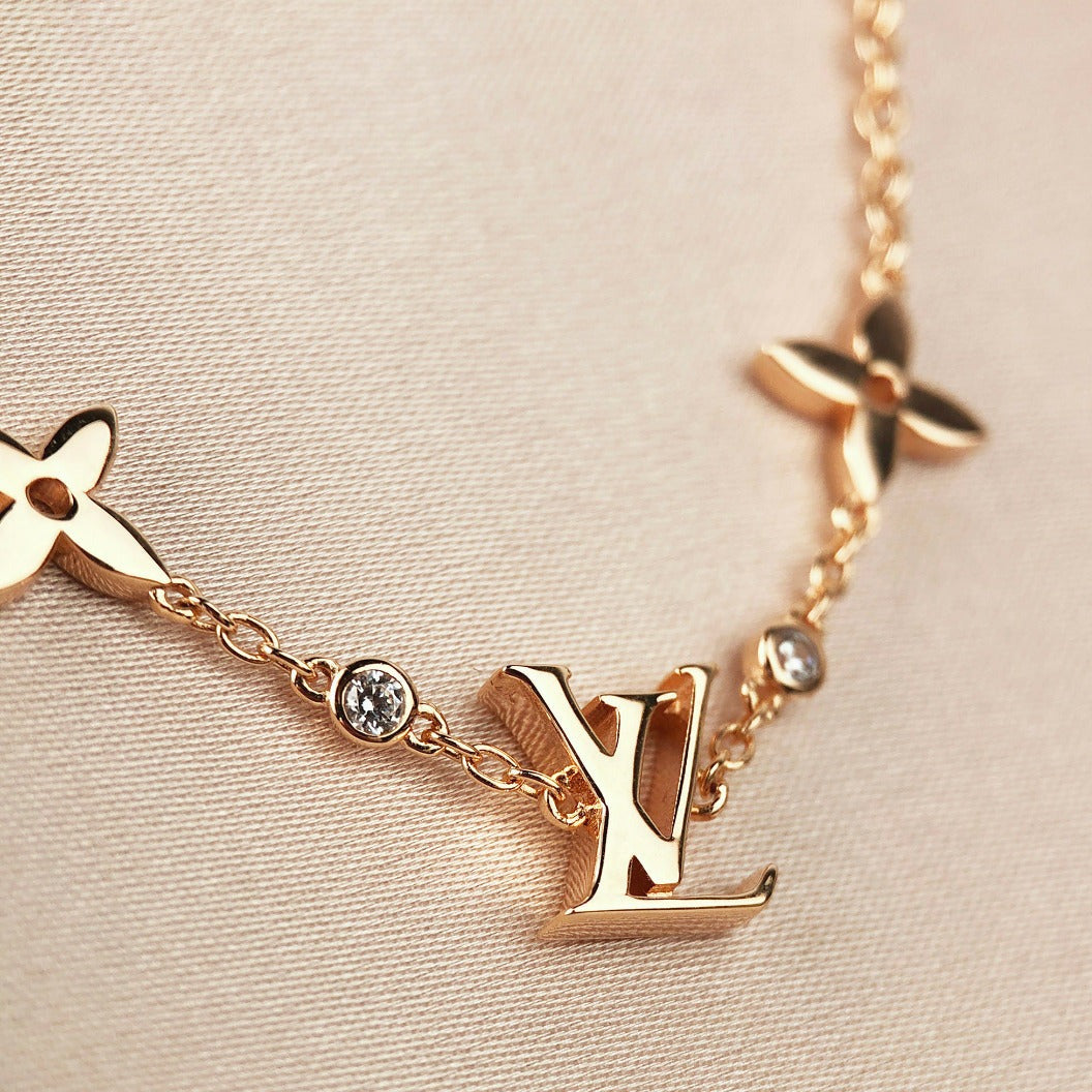 [⭐Maelin]STAR AND SUN 7 MOTIFS GOLD BRACELET