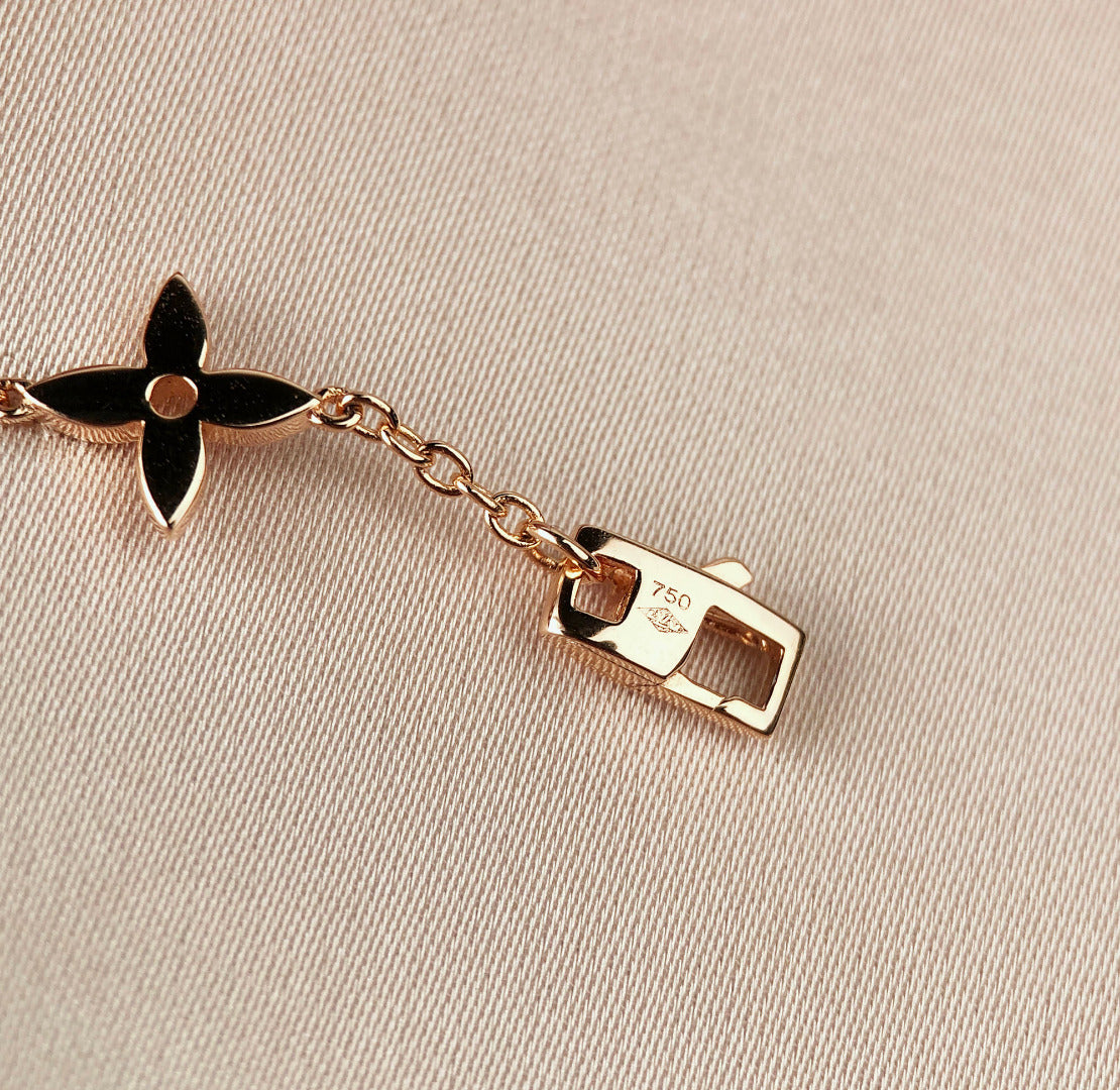 [⭐Maelin]STAR AND SUN 7 MOTIFS GOLD BRACELET