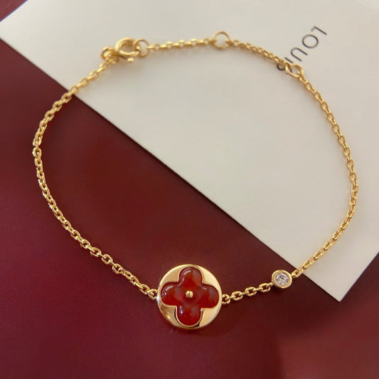 [⭐Maelin]SUN PEDANT CARNELIAN BRACELET