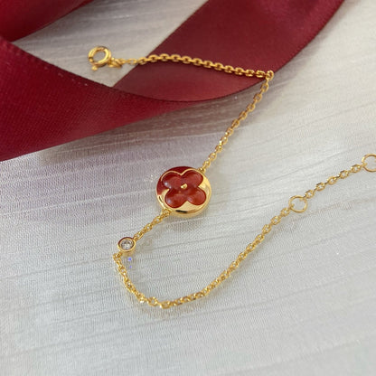[⭐Maelin]SUN PEDANT CARNELIAN BRACELET