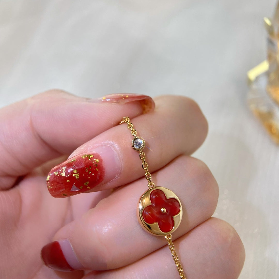 [⭐Maelin]SUN PEDANT CARNELIAN BRACELET