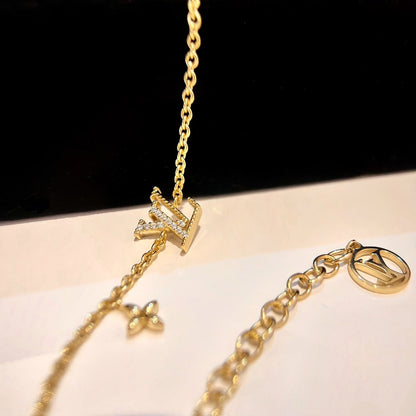 [⭐Maelin]LOGO STAR MOTIF GOLD BRACELET