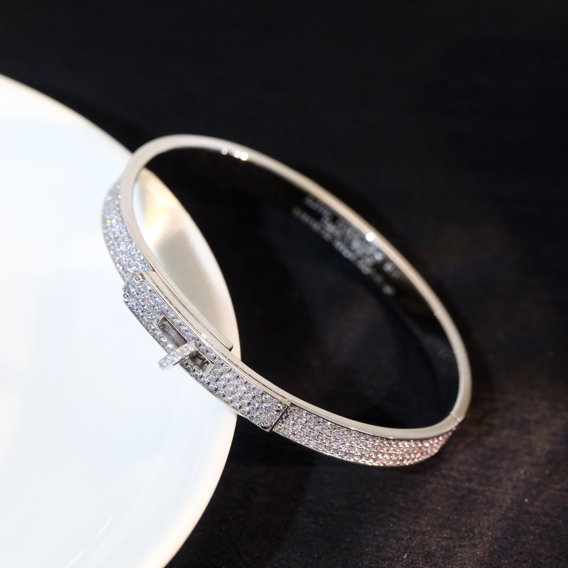 [⭐Maelin]KELLY BRACELET DIAMOND PAVED