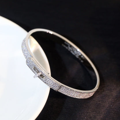 [⭐Maelin]KELLY BRACELET DIAMOND PAVED