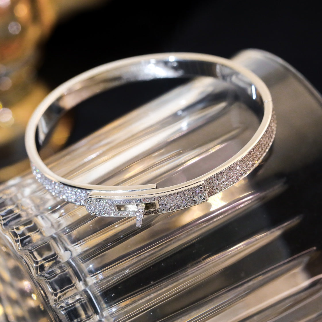 [⭐Maelin]KELLY BRACELET DIAMOND PAVED
