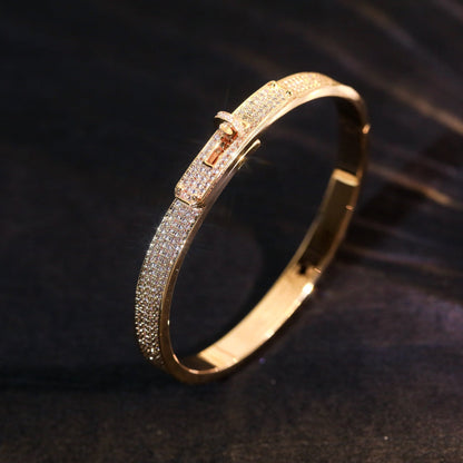 [⭐Maelin]KELLY BRACELET DIAMOND PAVED