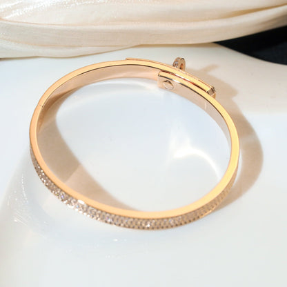 [⭐Maelin]KELLY BRACELET DIAMOND PAVED