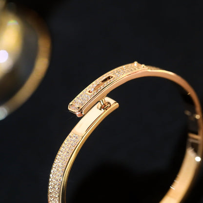 [⭐Maelin]KELLY BRACELET DIAMOND PAVED