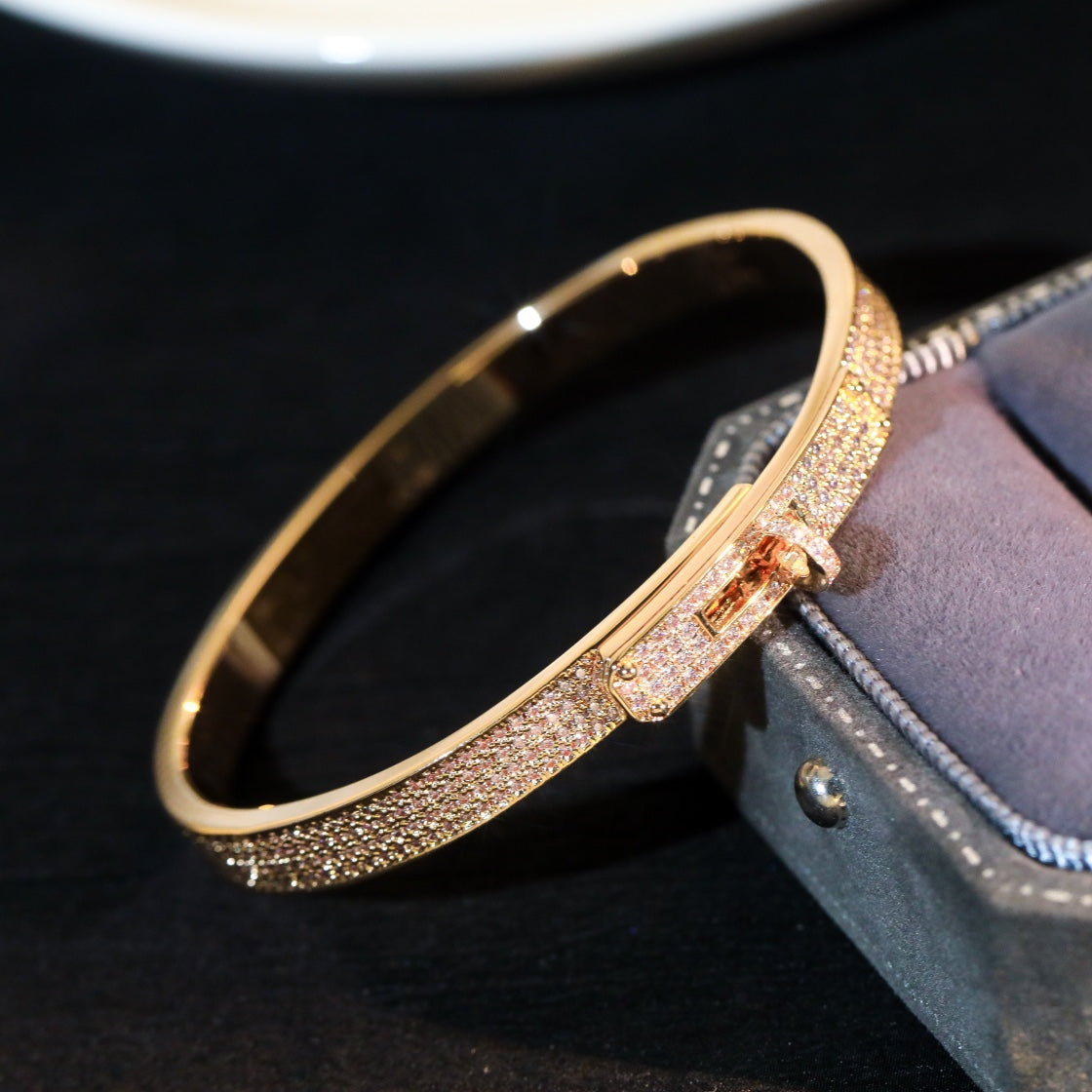 [⭐Maelin]KELLY BRACELET DIAMOND PAVED
