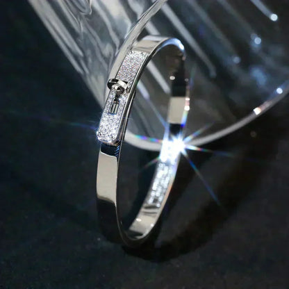 [⭐Maelin]KELLY SILVER DIAMOND BRACELET