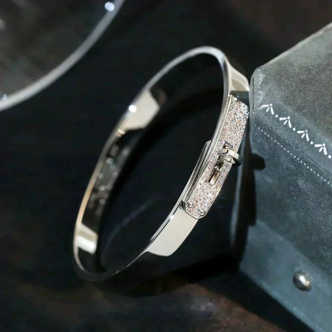 [⭐Maelin]KELLY SILVER DIAMOND BRACELET