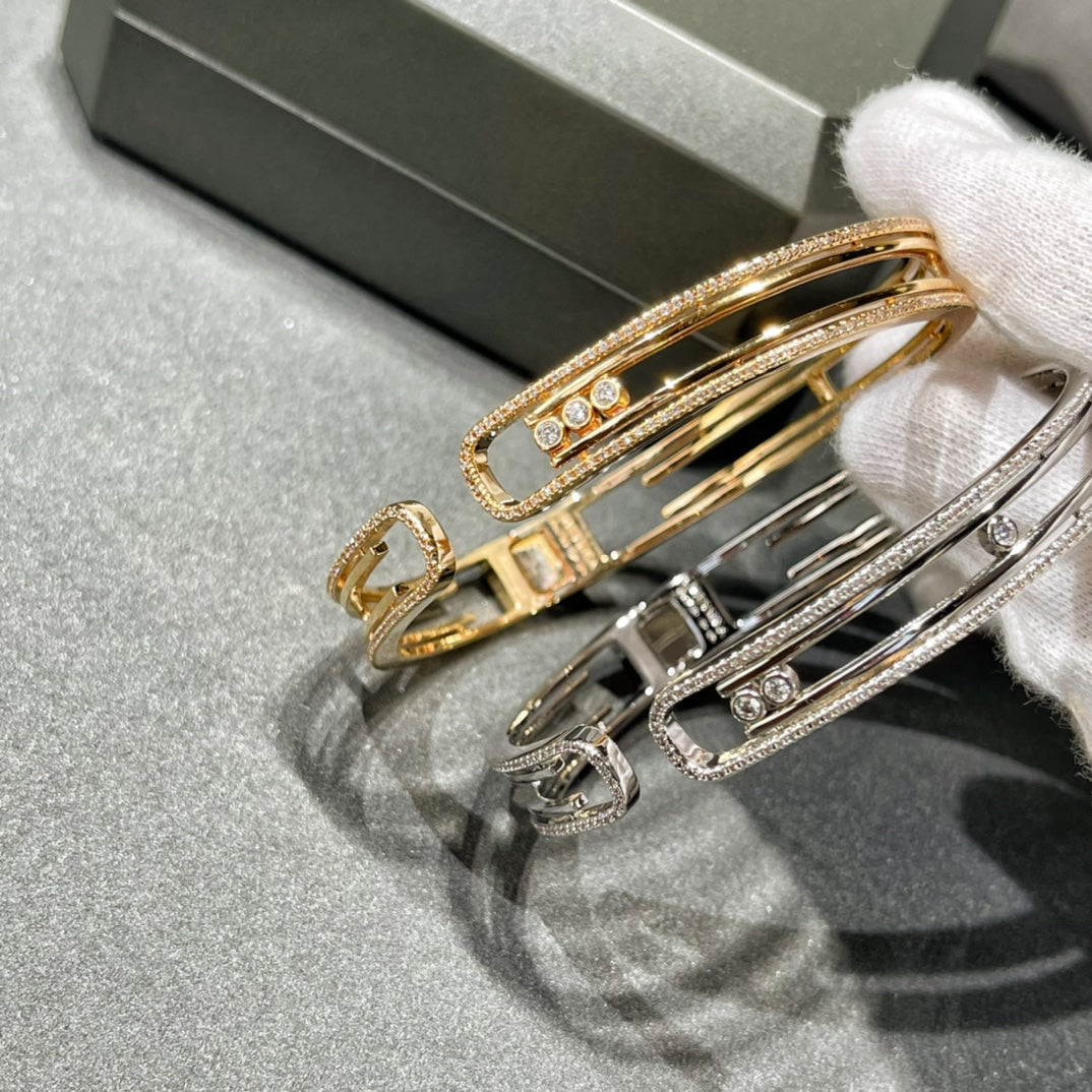 [⭐Maelin]MOVE 10TH PAVED DIAMOND BRACELET