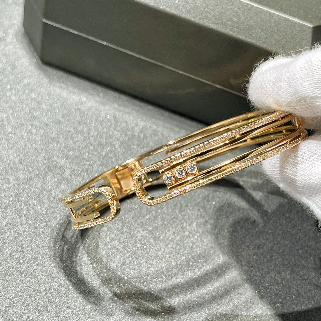[⭐Maelin]MOVE 10TH PAVED DIAMOND BRACELET