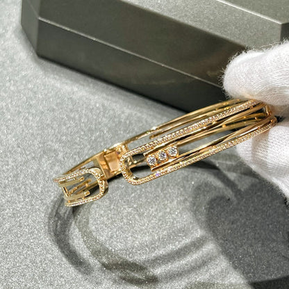 [⭐Maelin]MOVE 10TH PAVED DIAMOND BRACELET