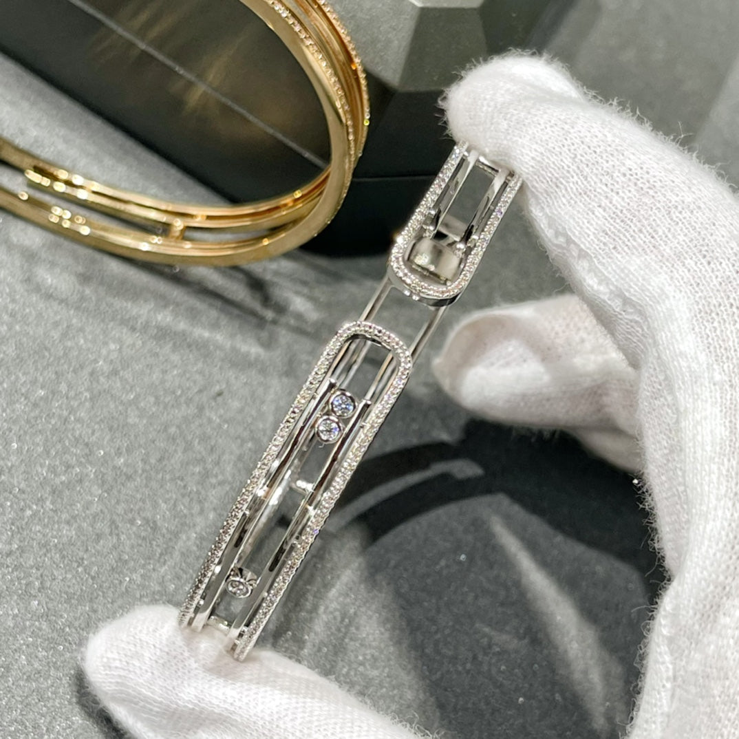 [⭐Maelin]MOVE 10TH PAVED DIAMOND BRACELET