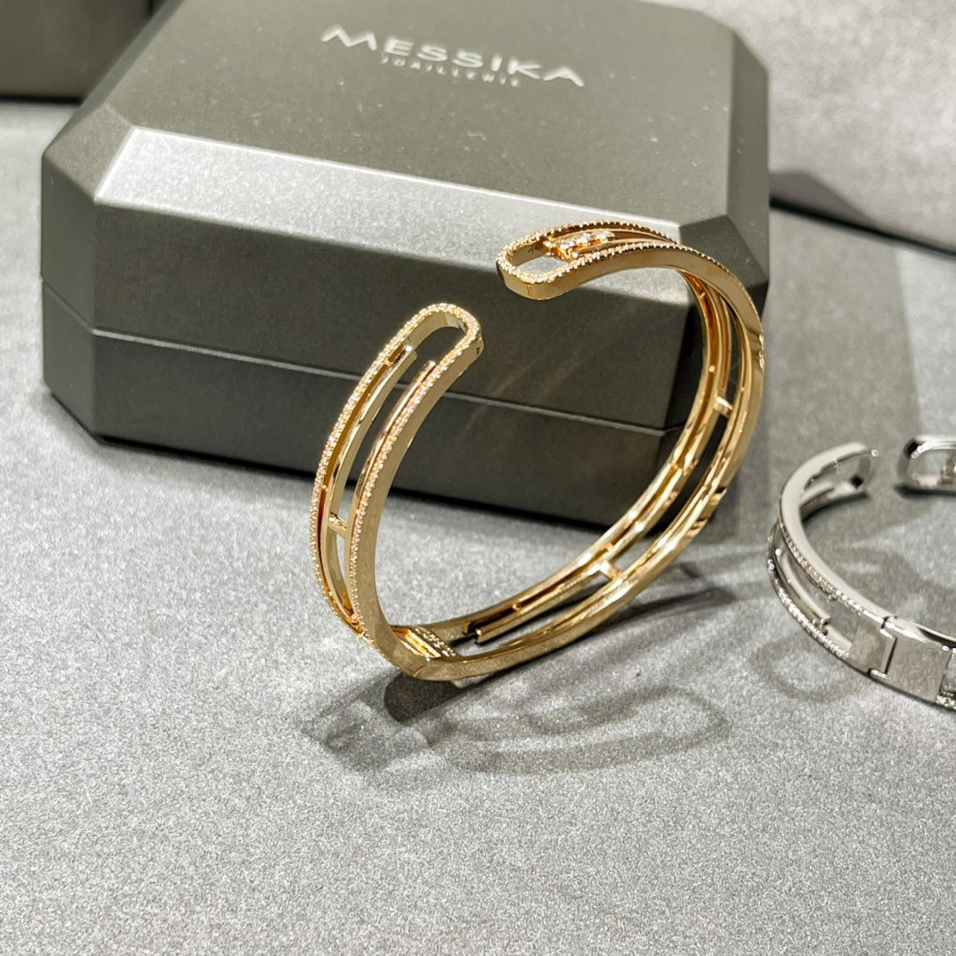 [⭐Maelin]MOVE 10TH PAVED DIAMOND BRACELET