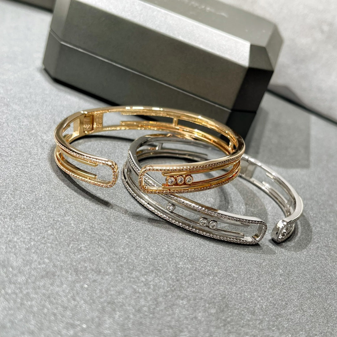 [⭐Maelin]MOVE 10TH PAVED DIAMOND BRACELET