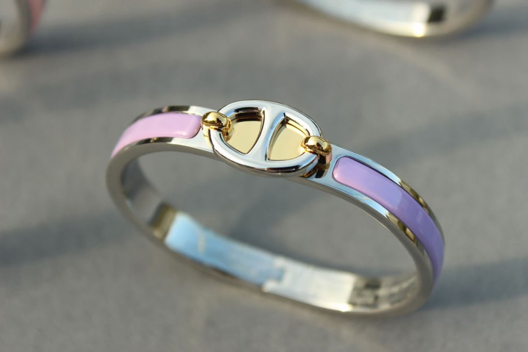 [⭐Maelin]CLIC CHAINE SILVER BRACELET