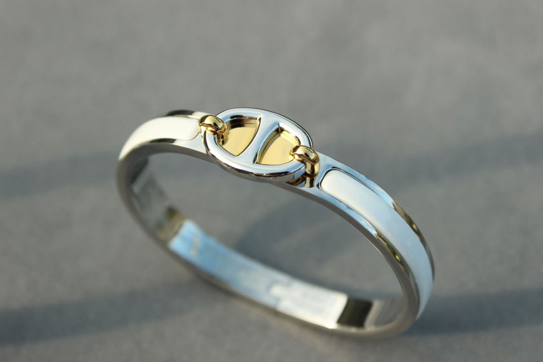 [⭐Maelin]CLIC CHAINE SILVER BRACELET