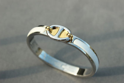 [⭐Maelin]CLIC CHAINE SILVER BRACELET