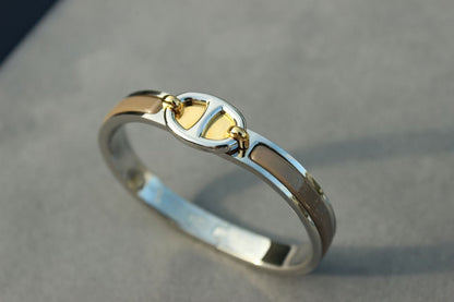 [⭐Maelin]CLIC CHAINE SILVER BRACELET