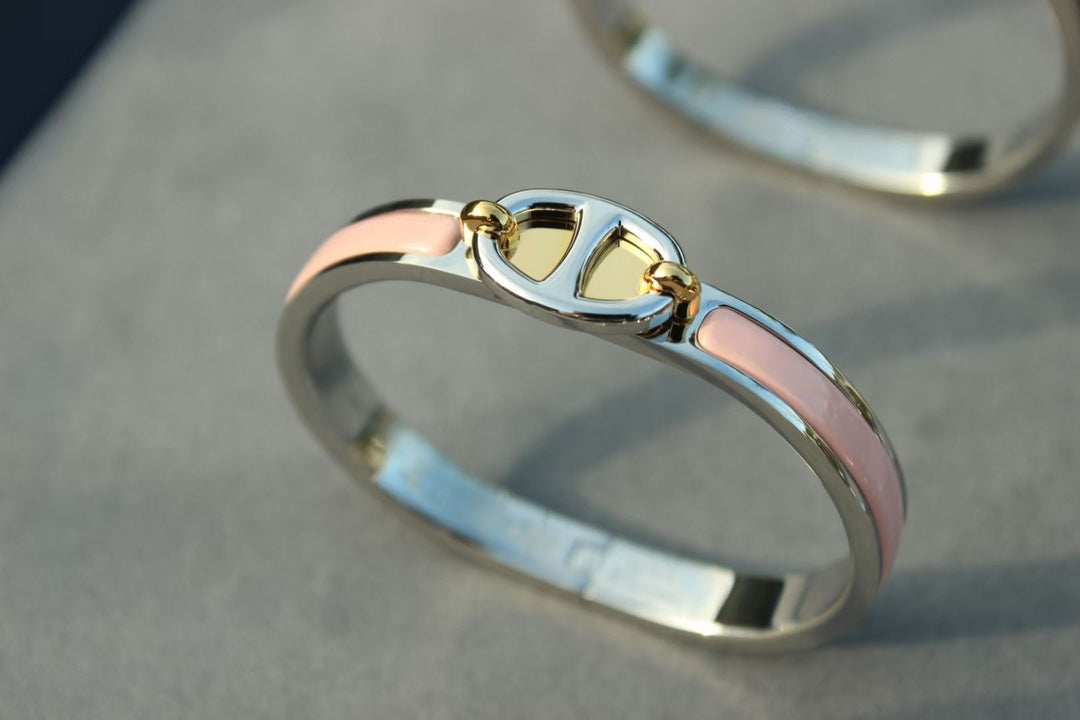 [⭐Maelin]CLIC CHAINE SILVER BRACELET