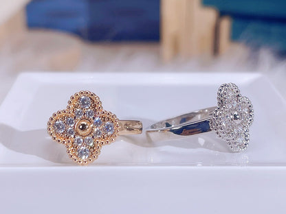 [⭐Maelin]CLOVER DIAMOND RING