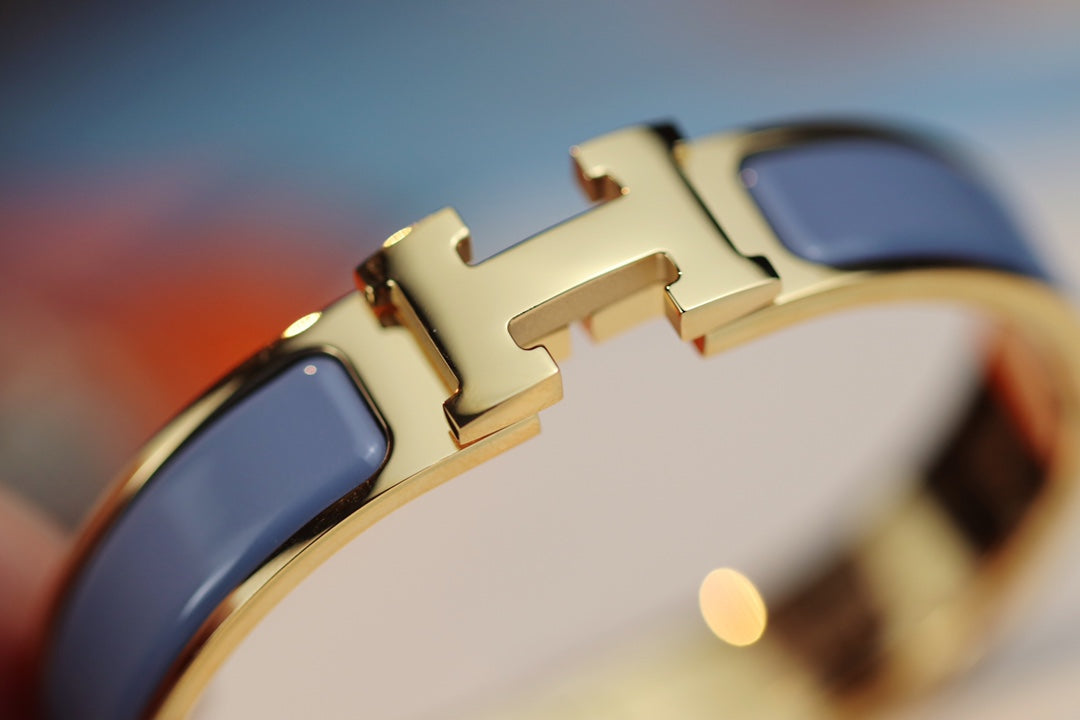[⭐Maelin]H BRACELET 12MM BLUE GRAY