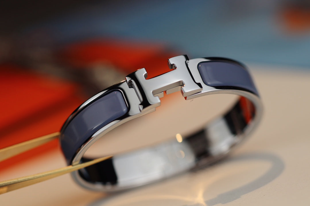 [⭐Maelin]H BRACELET 12MM BLUE GRAY