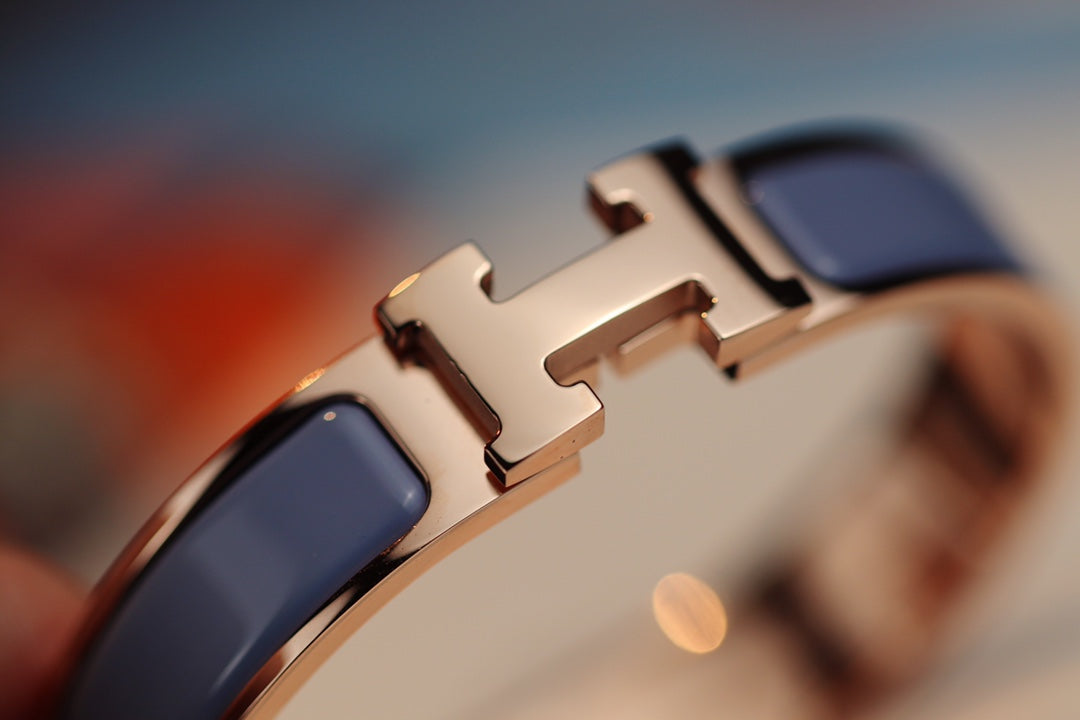 [⭐Maelin]H BRACELET 12MM BLUE GRAY