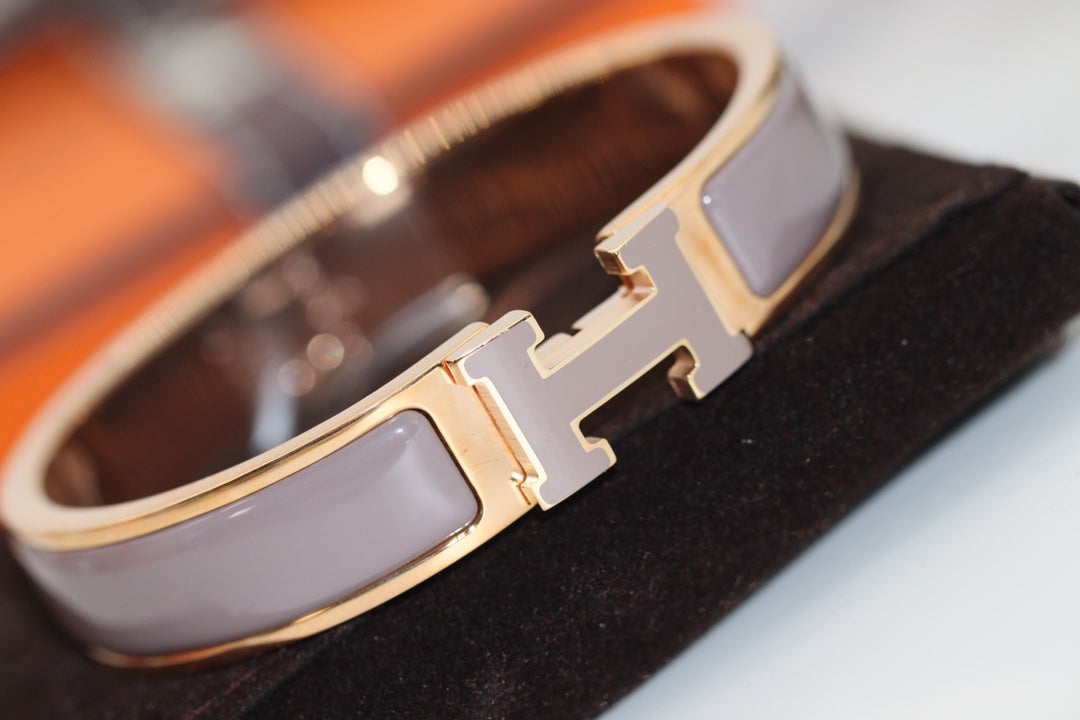 [⭐Maelin]H BRACELET 12MM BROWN