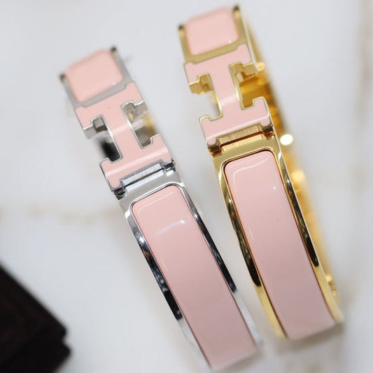 [⭐Maelin]H BRACELET 12MM PINK